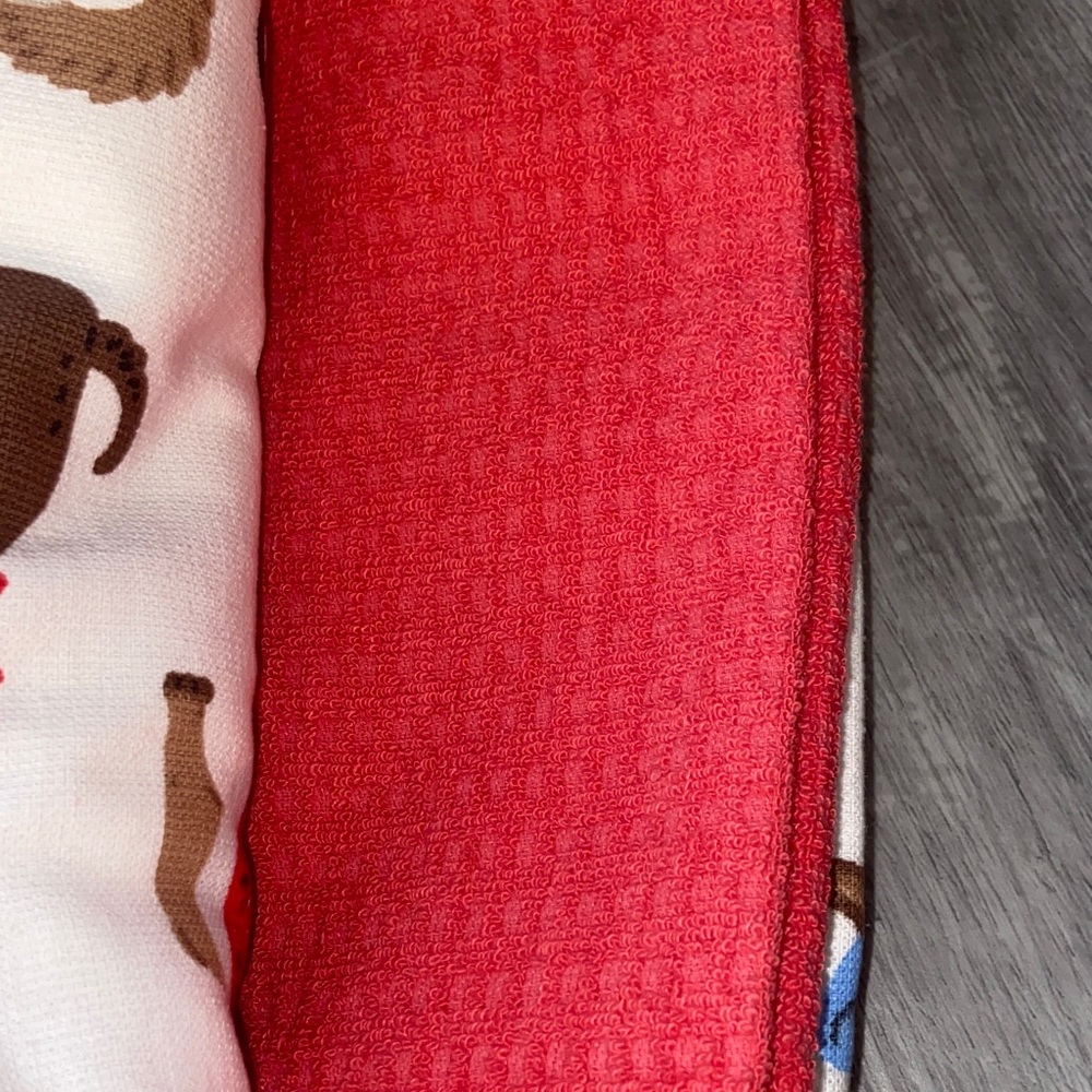 Sundry Kitchen Cotton Towels - Dog print - Picture 4 of 5